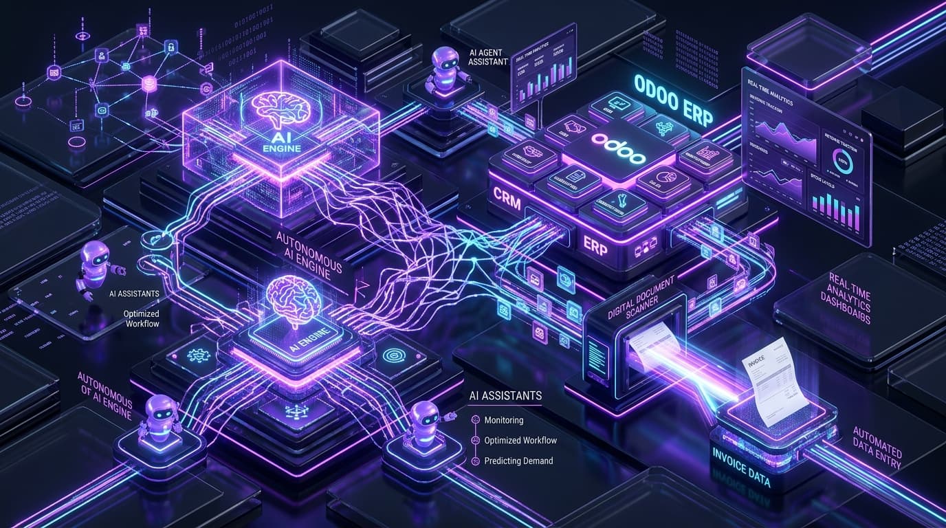 Custom Ai Modules & Features Integrated with Odoo ERP