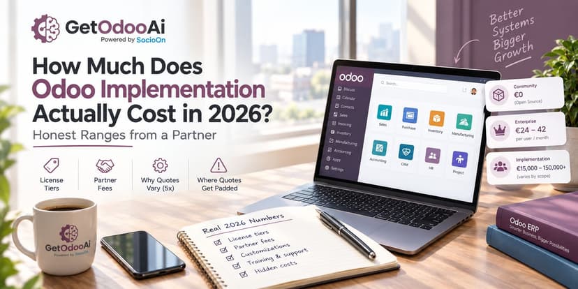 How Much Does Odoo Implementation Actually Cost in 2026? Honest Ranges from a Partner